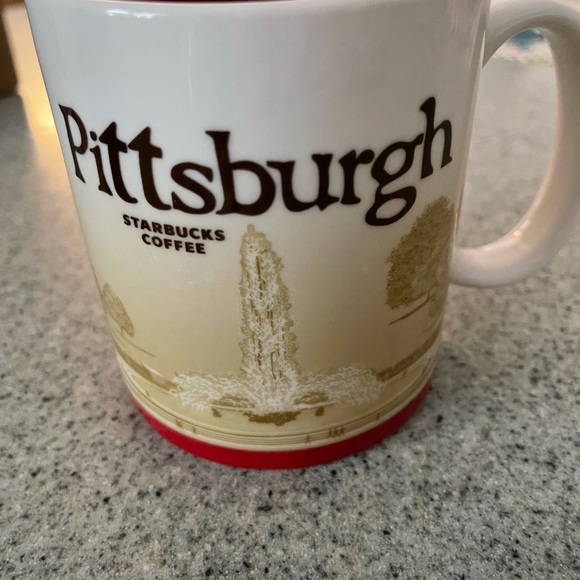 Starbucks collector city mug of Pittsburg